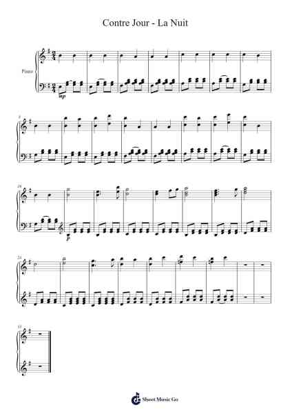 La Nuit Sheet Music by David Ari Leon-Arr.Hudthur Simpglas