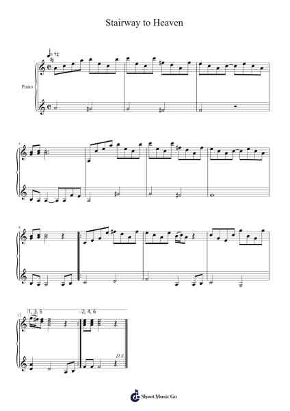 Stairway to Heaven Sheet Music by Led Zeppelin-Arr.Duttnin Moulnorth