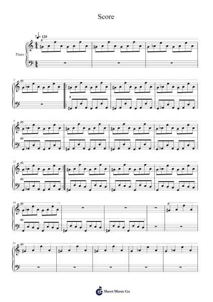 Score Sheet Music by Toby Fox-Arr.Cliffcam Whbill