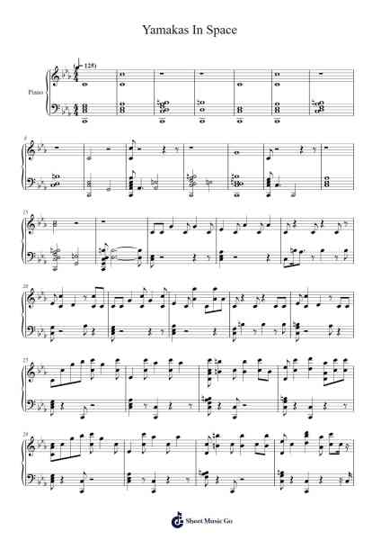 Yamakas In Space Sheet Music by undefined-Arr.Keykins Micklass