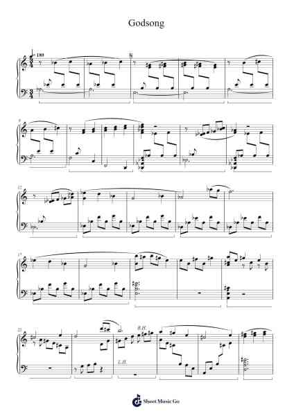 Godsong Sheet Music by Arthur Breur-Arr.Cecus Yepher
