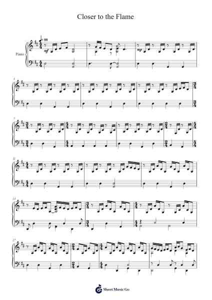 Closer to the Flame Sheet Music by David Lantz III-Arr.Fieldbing