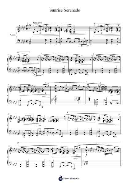 Sunrise Serenade Sheet Music by Frankie Carle-Arr.Leaglan Piersmar