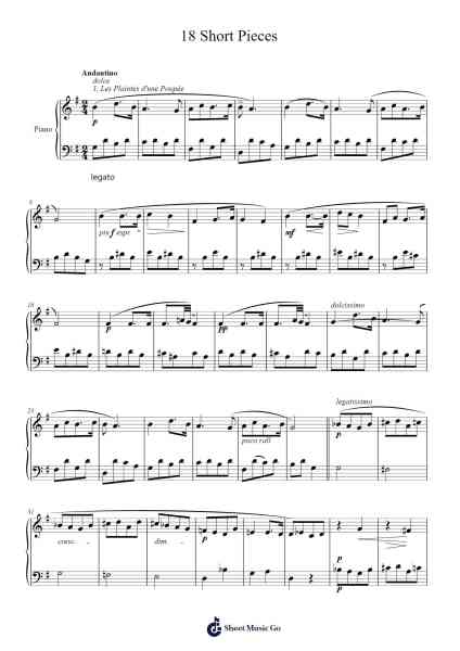 18 Short Pieces - Cesar Franck Sheet Music by César Franck-Arr.Yerleen Virdean