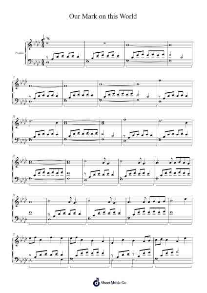 Enderal - Our Mark on this World Sheet Music by Marvin Kopp-Arr.Xanbriel Rague
