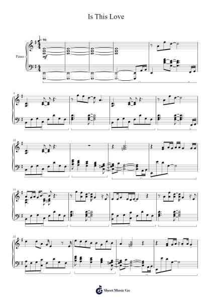 Is This Love 楽譜 by David Coverdale/John Sykes-Arr.Northrone Kitnice