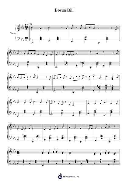 Bosun Bill Sheet Music by Mike Heaton-Arr.Jesret
