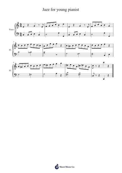 Jazz for young pianist Sheet Music by Oscar Peterson-Arr.Leomos