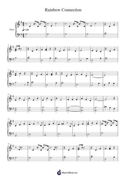 Rainbow Connection Sheet Music by undefined-Arr.Montbrook
