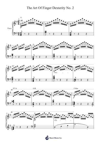 The Art Of Finger Dexterity, Op. 740: No. 2 Sheet Music by C.Czerny-Arr.Rhysboyce