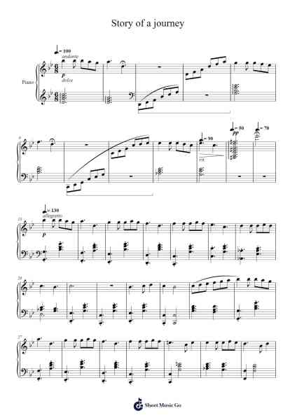 Story of a journey Sheet Music by undefined-Arr.Kirkjoel