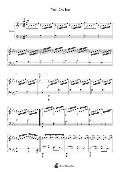 Yuri On Ice Sheet Music by undefined-Arr.Kebert Jehan