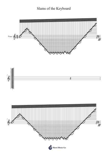 Slams of the Keyboard: A Black MIDI in D minor Sheet Music by Cody Nguyen-Arr.Campbriel