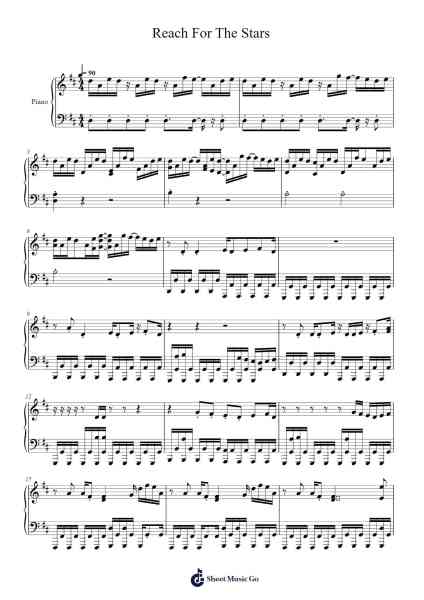 Reach For The Stars Sheet Music by undefined-Arr.Noelje