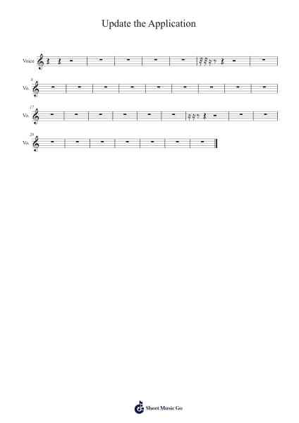 Update the Application Sheet Music by MuseScore Team-Arr.Ausdre