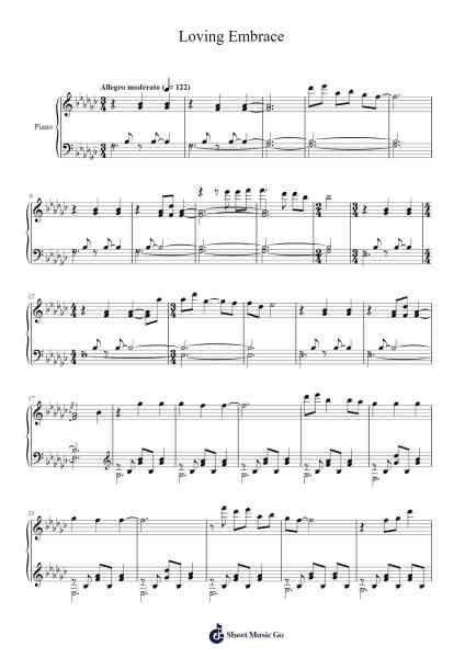 Loving Embrace Sheet Music by Anthony Greninger-Arr.Brownemeg