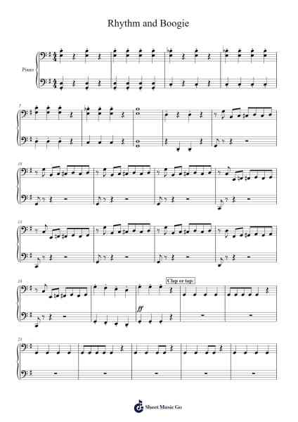Rhythm and Boogie Sheet Music by undefined-Arr.Dunbeck