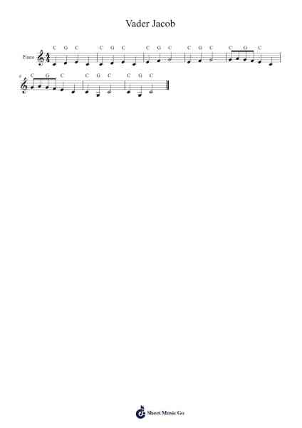 Vader Jacob Sheet Music by undefined-Arr.Wordcox Maxjack