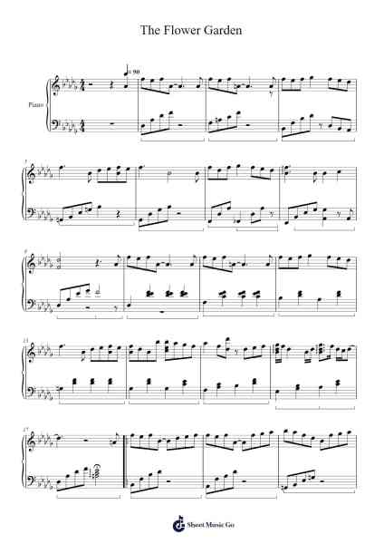 The Flower Garden Sheet Music by undefined-Arr.Croftlitt