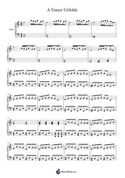 A Trance Unfolds Sheet Music by undefined-Arr.Scripla Brookfe