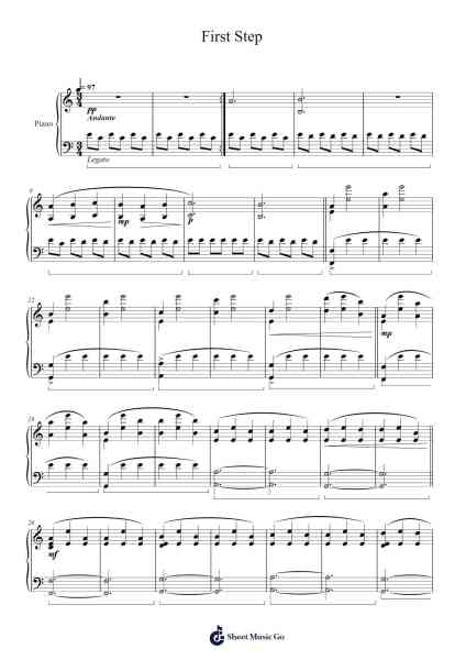 First Step - Interstellar Sheet Music by Hans Zimmer-Arr.Parde