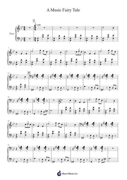 A Music Fairy tail about Princes Stapelia, her friend Floriana and her Elephant going to skating on ice Sheet Music by undefined-Arr.Bystrong