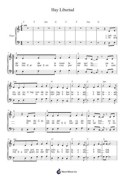 Hay Libertad Sheet Music by undefined-Arr.Rusden