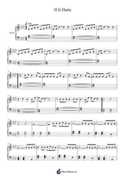 If It Hurts Sheet Music by undefined-Arr.Jobnold