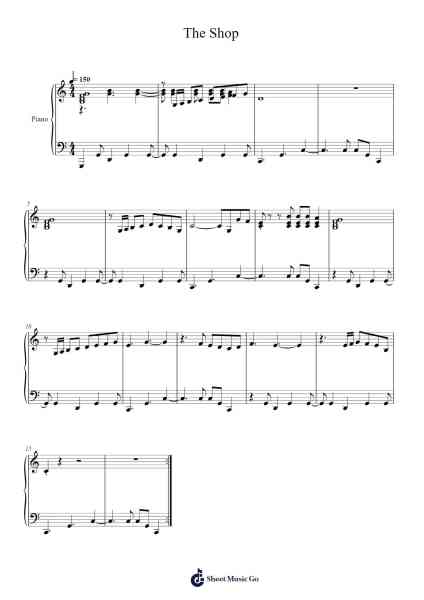 The Shop Sheet Music by undefined-Arr.Dwightlind