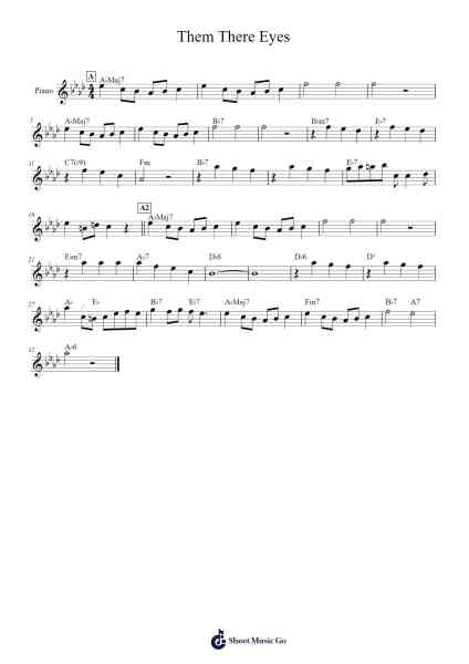 Them There Eyes Sheet Music by undefined-Arr.Holmesmax