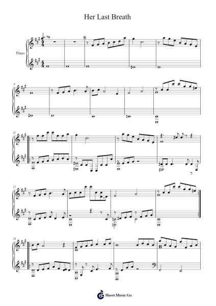 Her Last Breath Sheet Music by undefined-Arr.Brongus Chadkiel