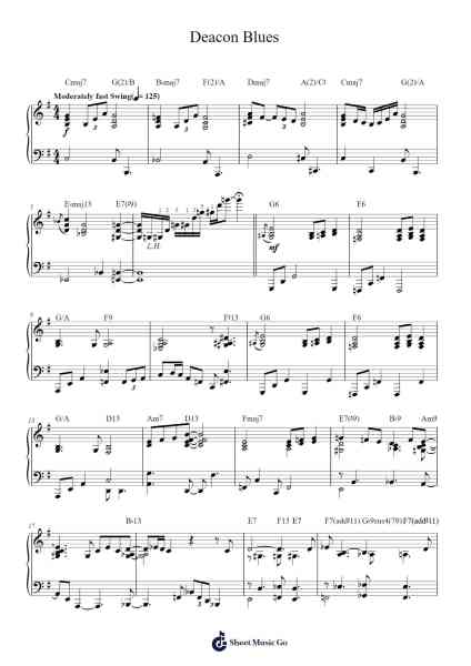 Deacon Blues Sheet Music by Steely Dan-Arr.Cisraine