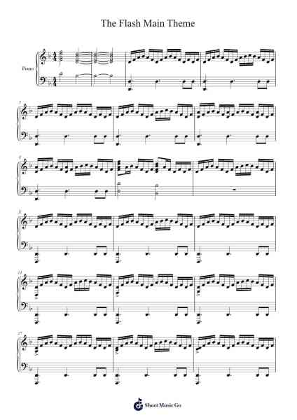 The Flash Main Theme Sheet Music by Blake Neely-Arr.Lowell