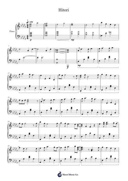 DARLING in the FRANXX - 4th Ending Sheet Music by undefined-Arr.Matlas