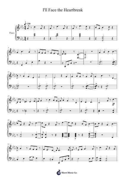 I'll Face the Heartbreak (Persona 4 Medley) Sheet Music by Shoji Meguro-Arr.Leron