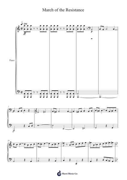 March of the Resistance Sheet Music by John Williams-Arr.Yorknor