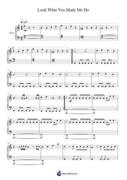 Look What You Made Me Do Sheet Music by undefined-Arr.Wattsh