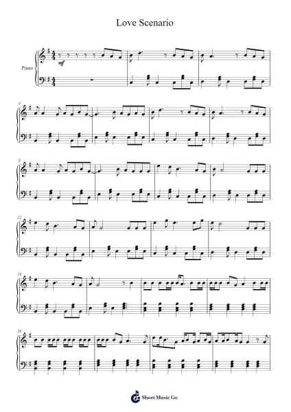 Love Scenario Sheet Music by undefined-Arr.Montbrook