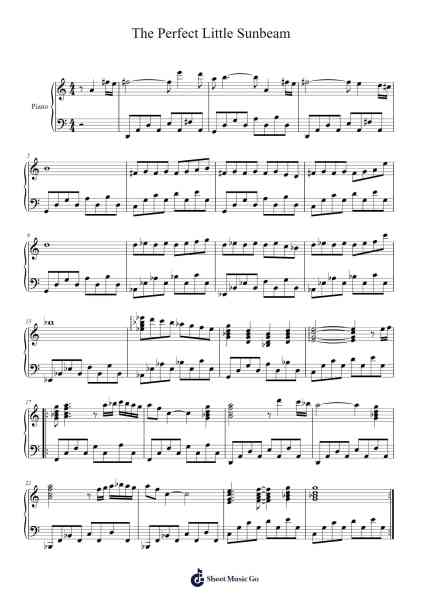 The Perfect Little Sunbeam Sheet Music by Andrew London-Arr.Brookecher Nicksie