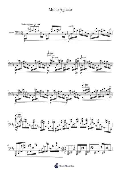 Prelude 55 in D Major, Op. 3-7 Sheet Music by Timothy Cho-Arr.Prupert Cookegram