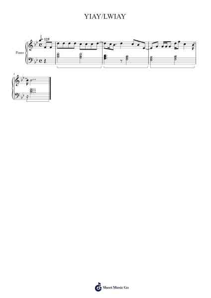 YIAY/LWIAY Sheet Music by jacksfilms-Arr.Joejosh Demptout