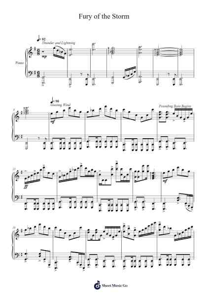 Fury of the Storm Sheet Music by Alex Snyder-Arr.Earlram