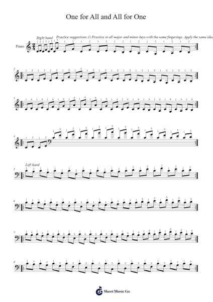 One for All and All for One Sheet Music by Tuukka Jokilehto-Arr.Taykin Wertor