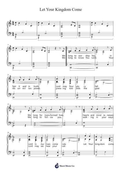Let Your Kingdom Come Sheet Music by Samuel Hearle-Arr.Georpir Manback