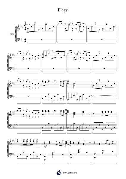 Elegy Sheet Music by undefined-Arr.Souyet Jamesnolds