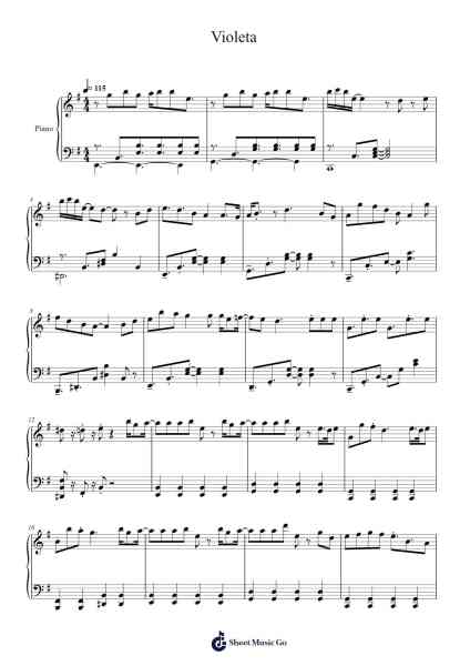 Violeta Sheet Music by IZ*ONE-Arr.Hodhill