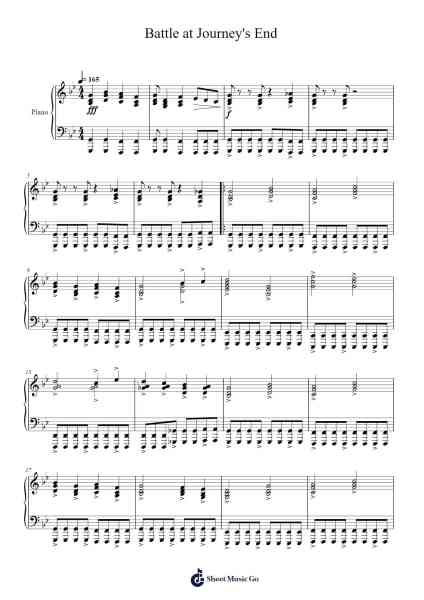 Battle at Journey's End Sheet Music by Jorphen-Arr.Guygray