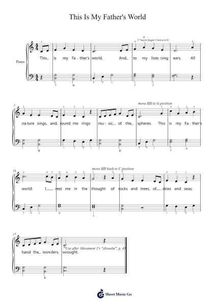 This Is My Father's World Sheet Music by Lynelle Domingo-Antonio-Arr.Milllas