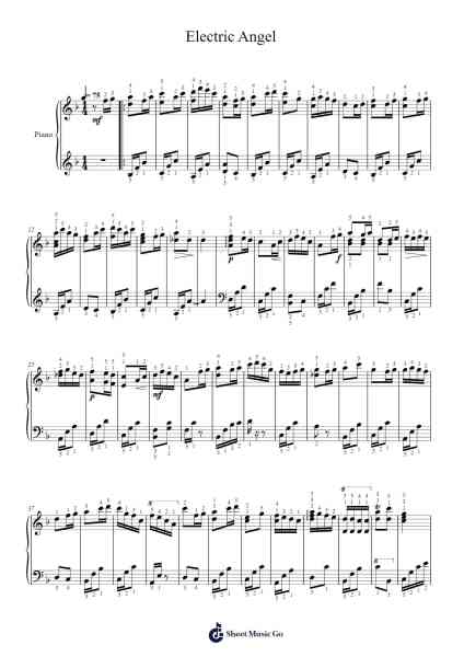 Electric Angel Sheet Music by Yasuo-P-Arr.Benga