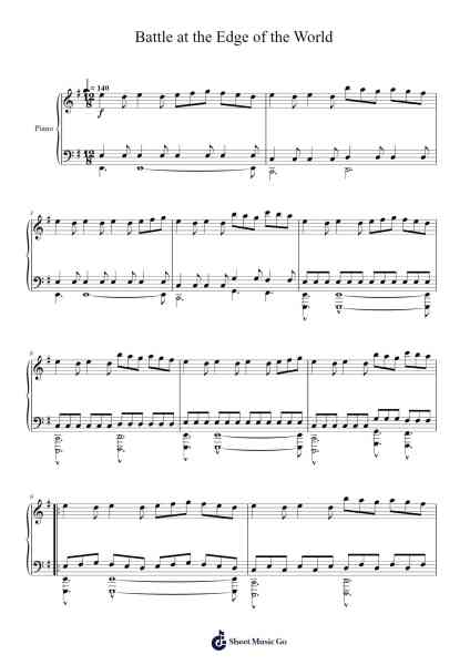 Battle at the Edge of the World Sheet Music by Nadir M./Sana M.-Arr.Walshfox